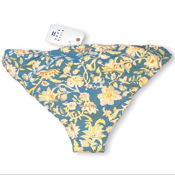 🆕 Billabong | Wave Gypsy, Surf Blue Floral Bikini Bottoms. - Picture 5 of 9